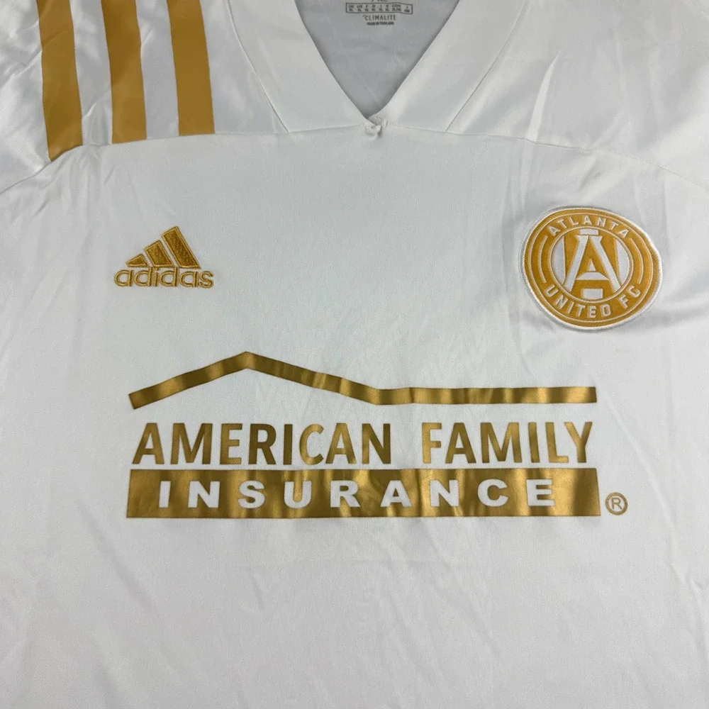Adidas Atlanta United‎ FC Away Jersey Mens XL White Gold Soccer MLS Aeroready